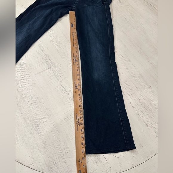 7 For All Mankind Dark Denim Straight Leg Jeans Sz 27 - Picture 7 of 8